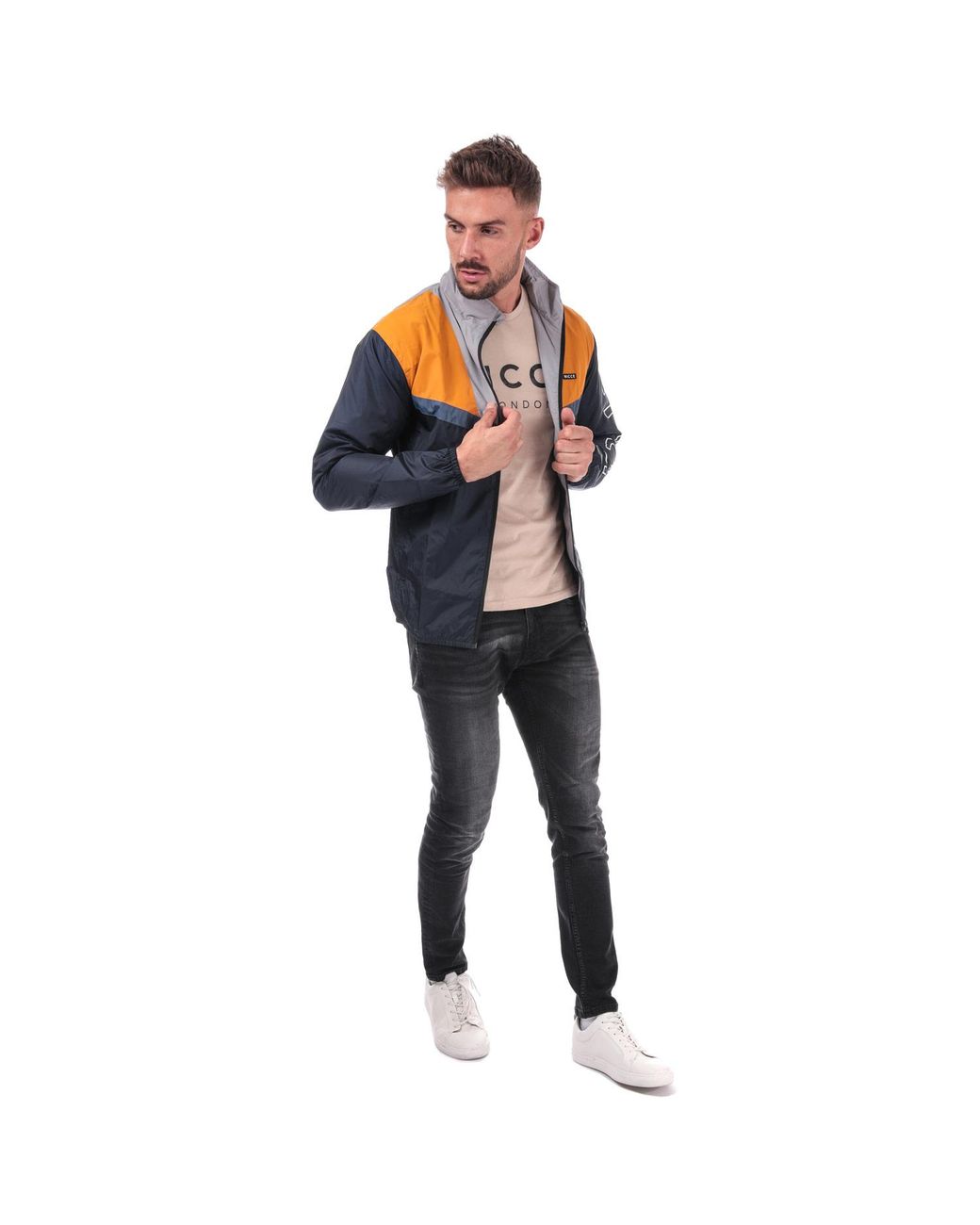 Black Nicce London Jacket Motion Multi Windrunner