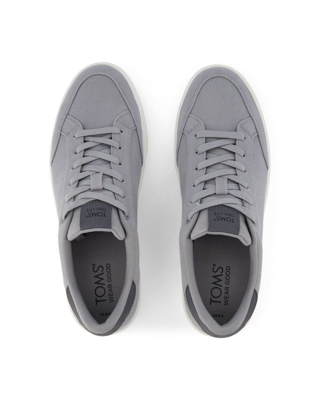 TOMS Gray Trvl Lite Rio Twill Low-Top Trainers for men