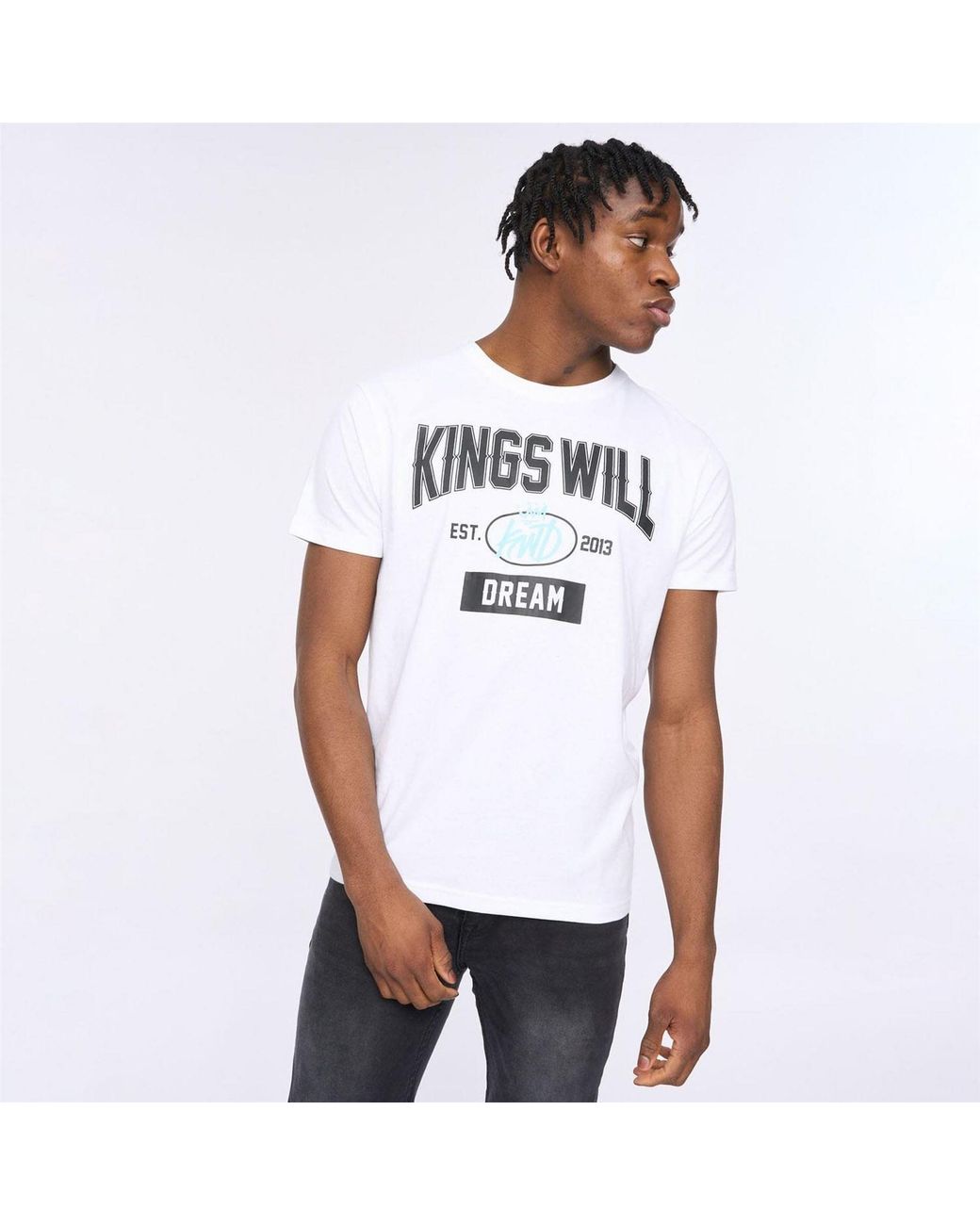 Kings Will Dream White T Shirt for men