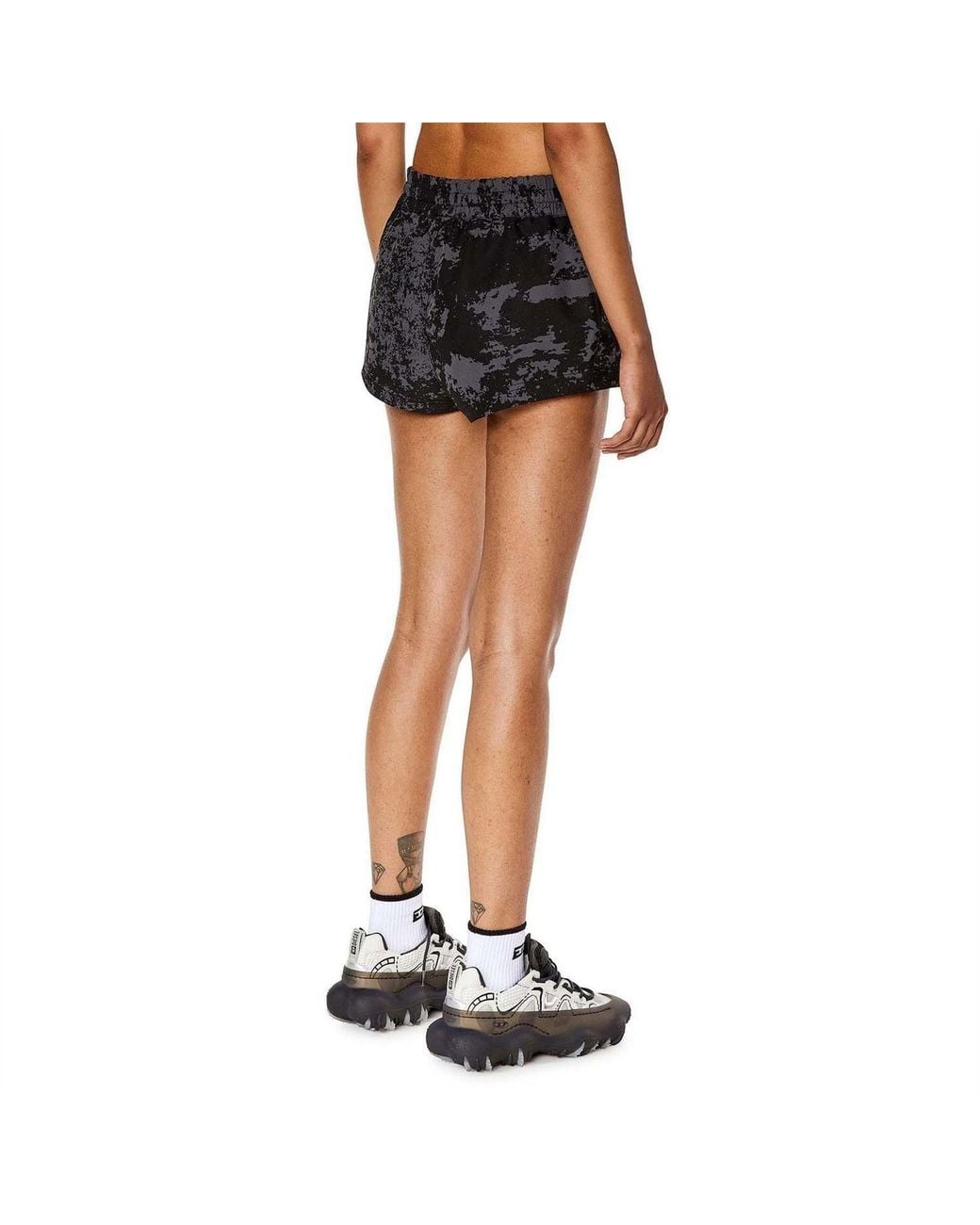 DIESEL Blue Lillian Wt35 Mini Shorts