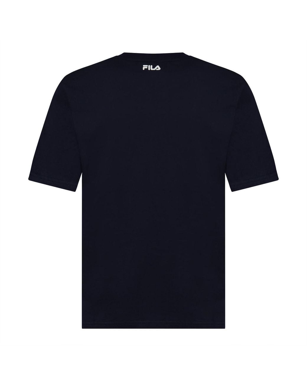 Fila Blue Harrison Wordmark Crew Neck Jersey T-Shirt for men