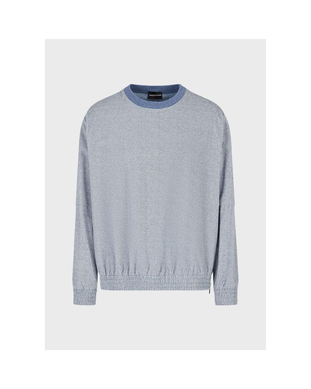 EA7 Blue Sweatshirt for men