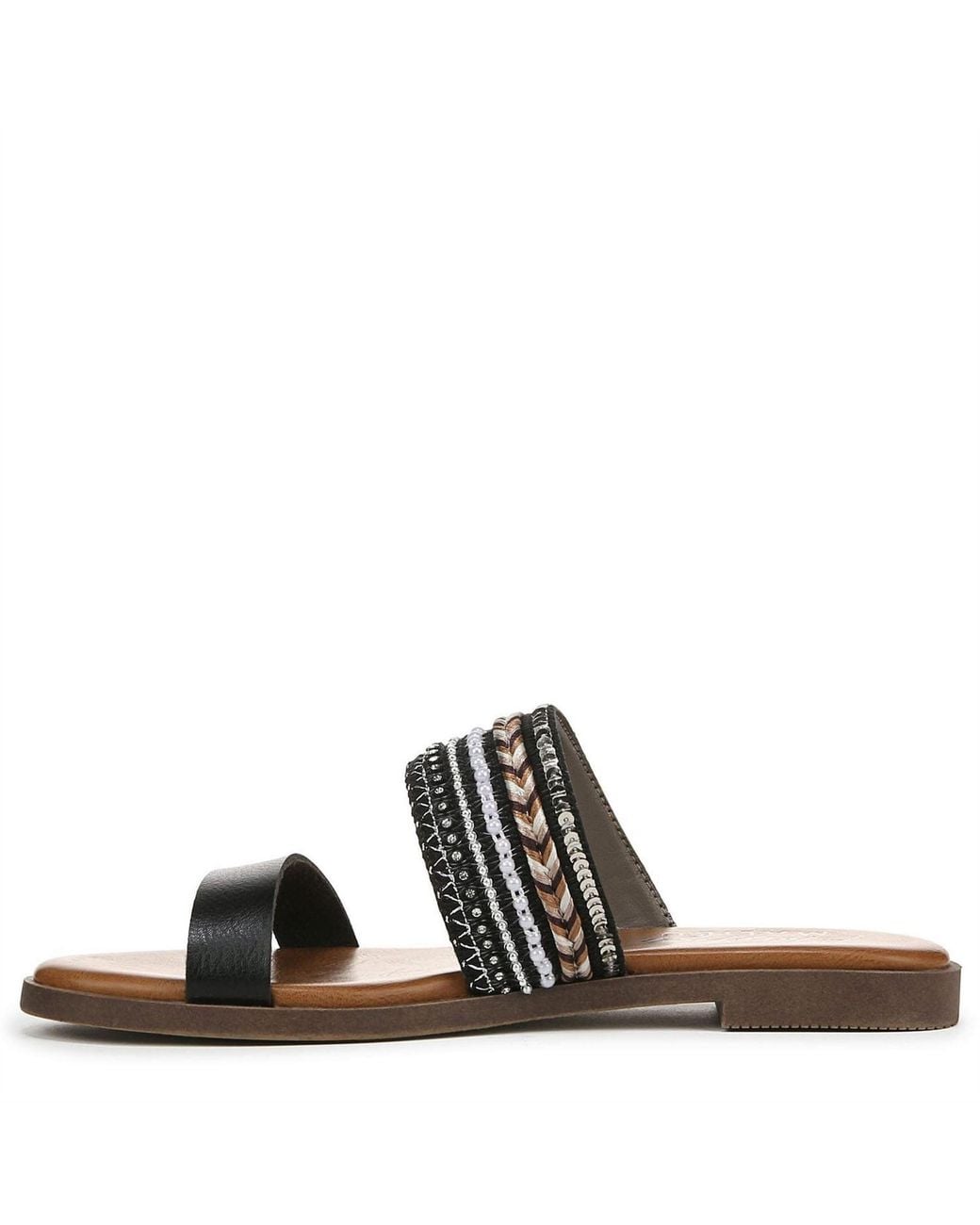 Blowfish Brown Embellished Slide Sandals