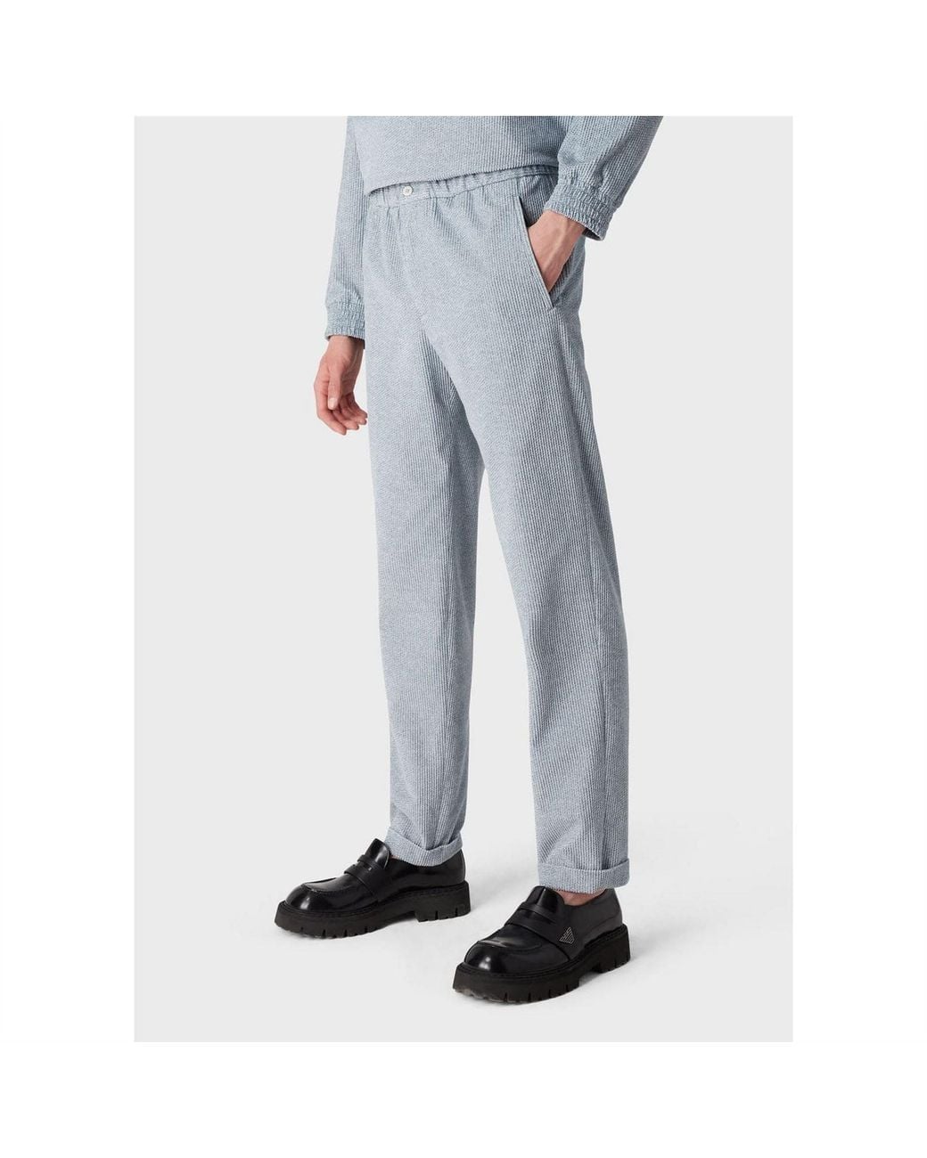 EA7 Blue Trousers for men