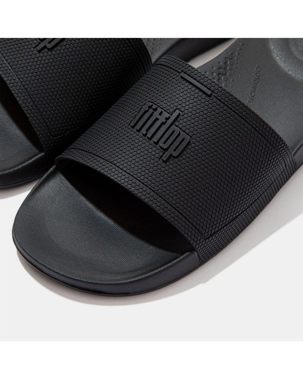 Fitflop Black Fit Flop Iqushion Pool Sliders