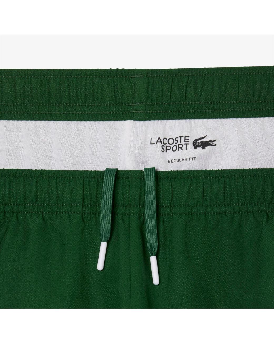Lacoste Green Colour Block Joggers for men