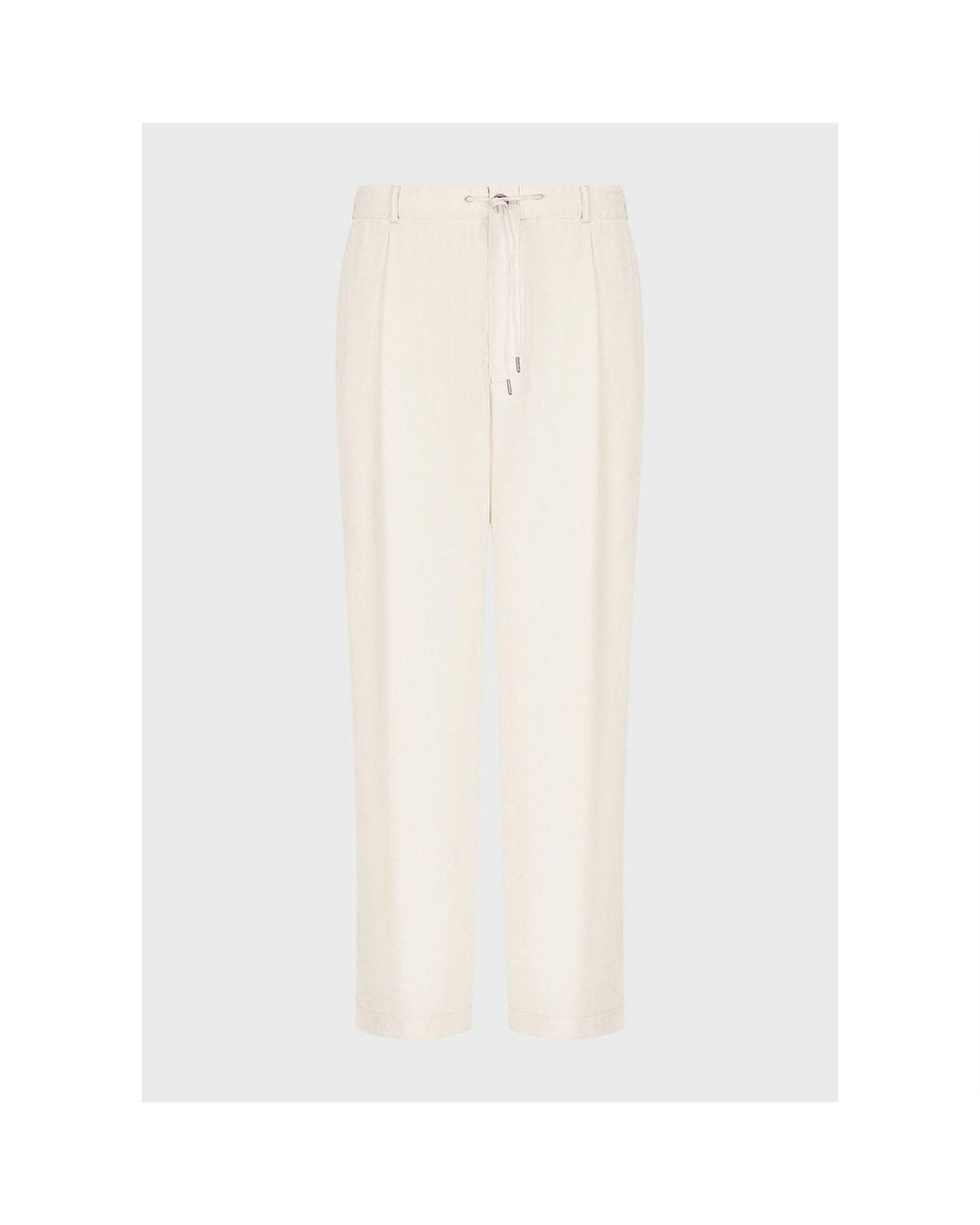 EA7 White Trousers for men