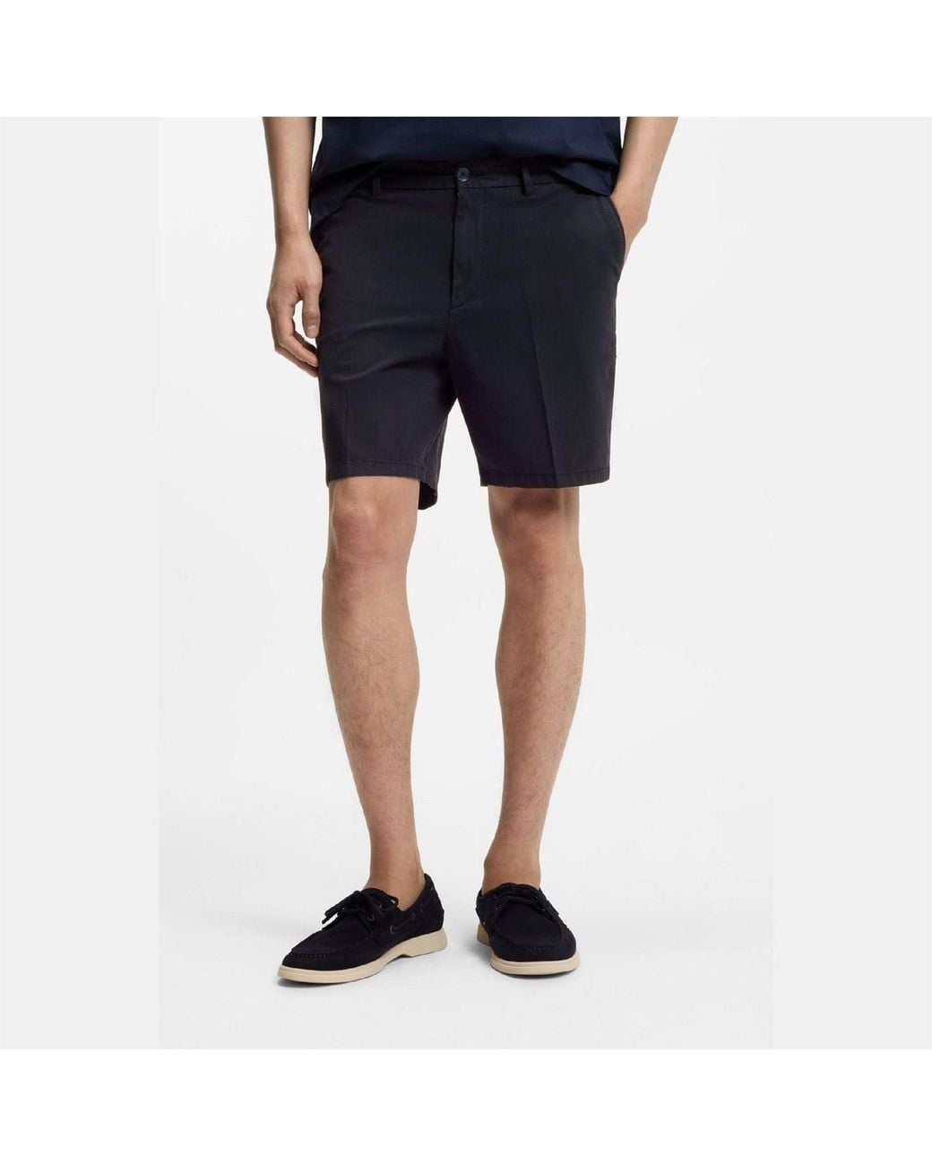 Boss Blue Kane1 Modern Fit Shorts for men
