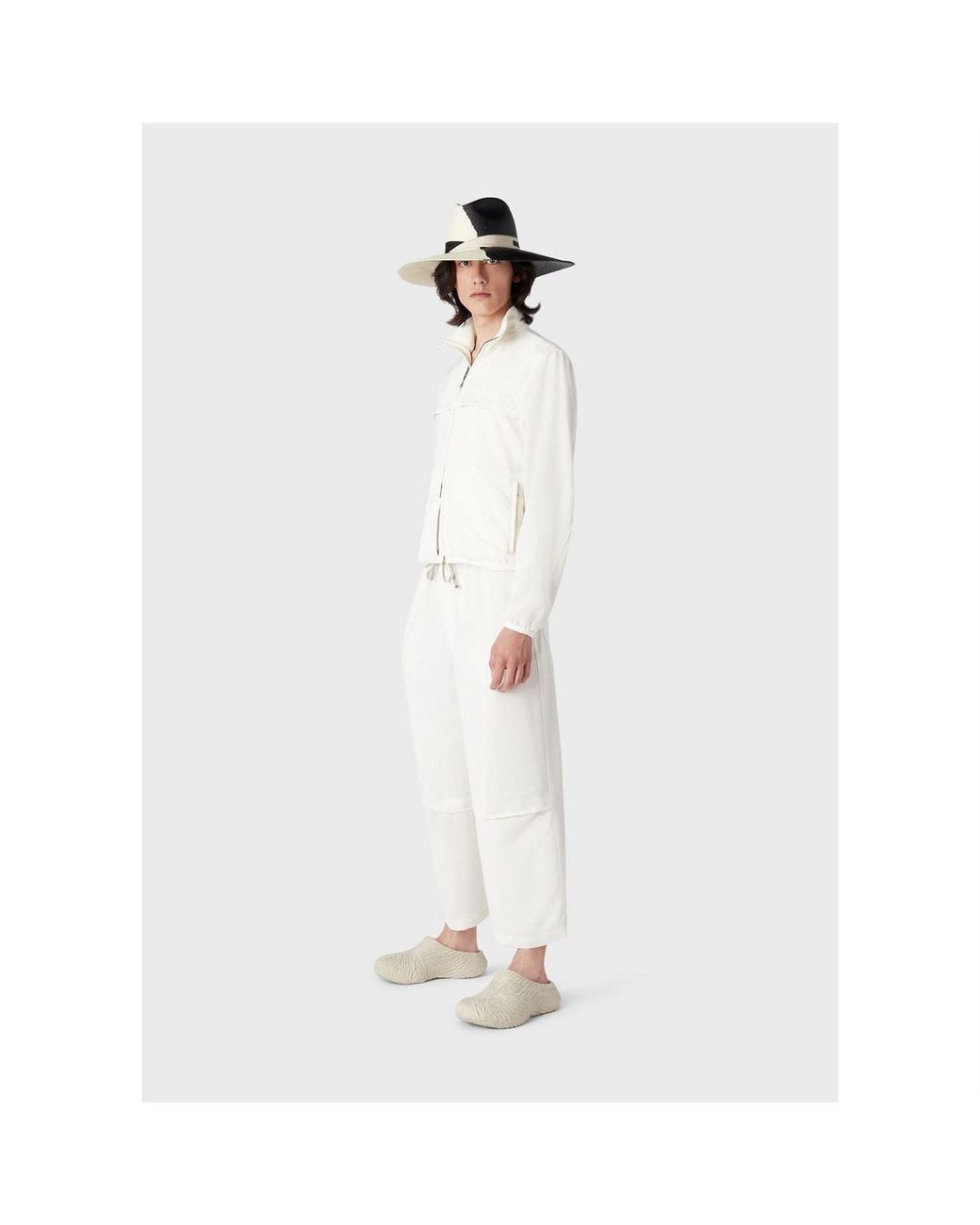 EA7 White Jacket for men