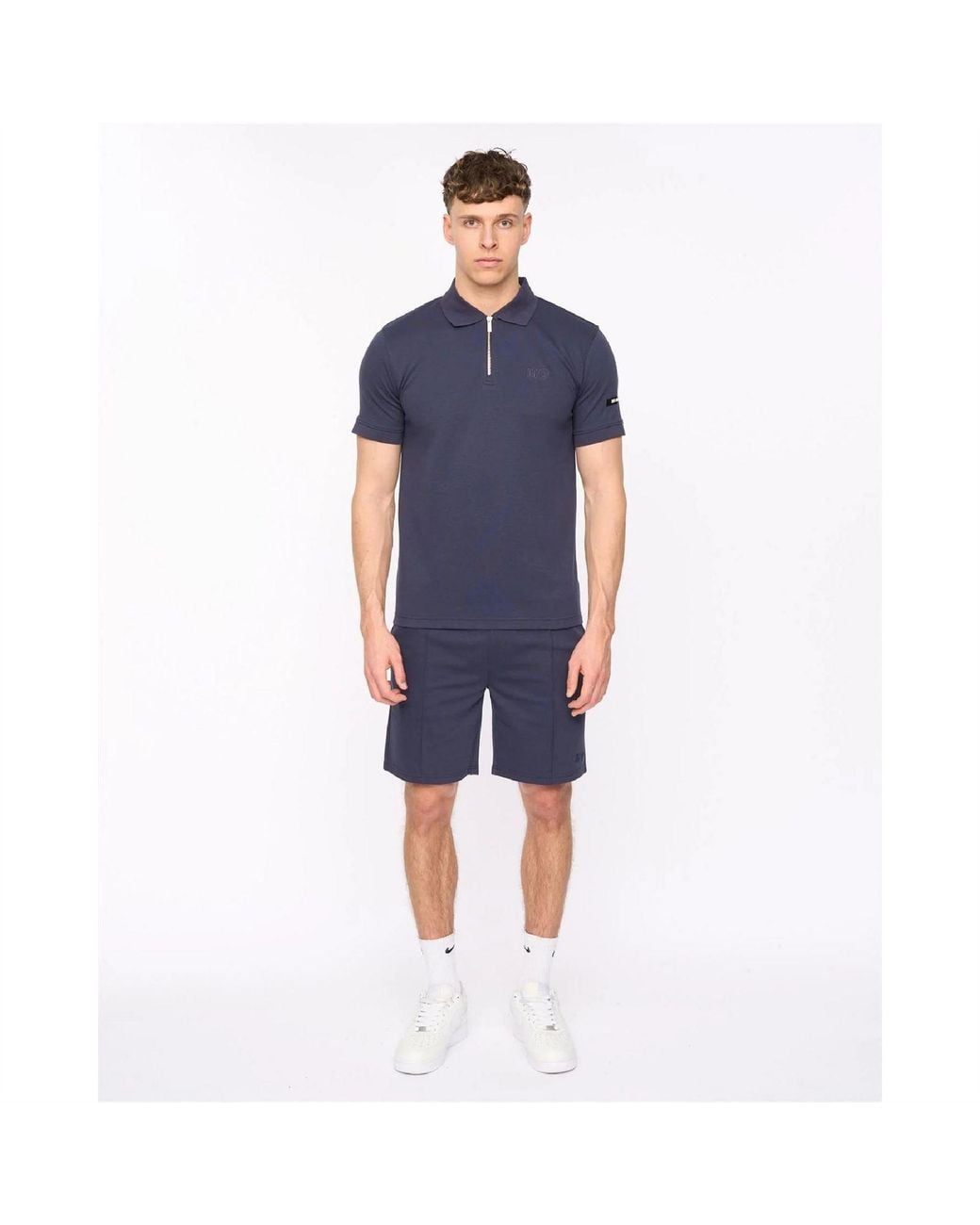Duck and Cover Blue Sherborn Shorts for men