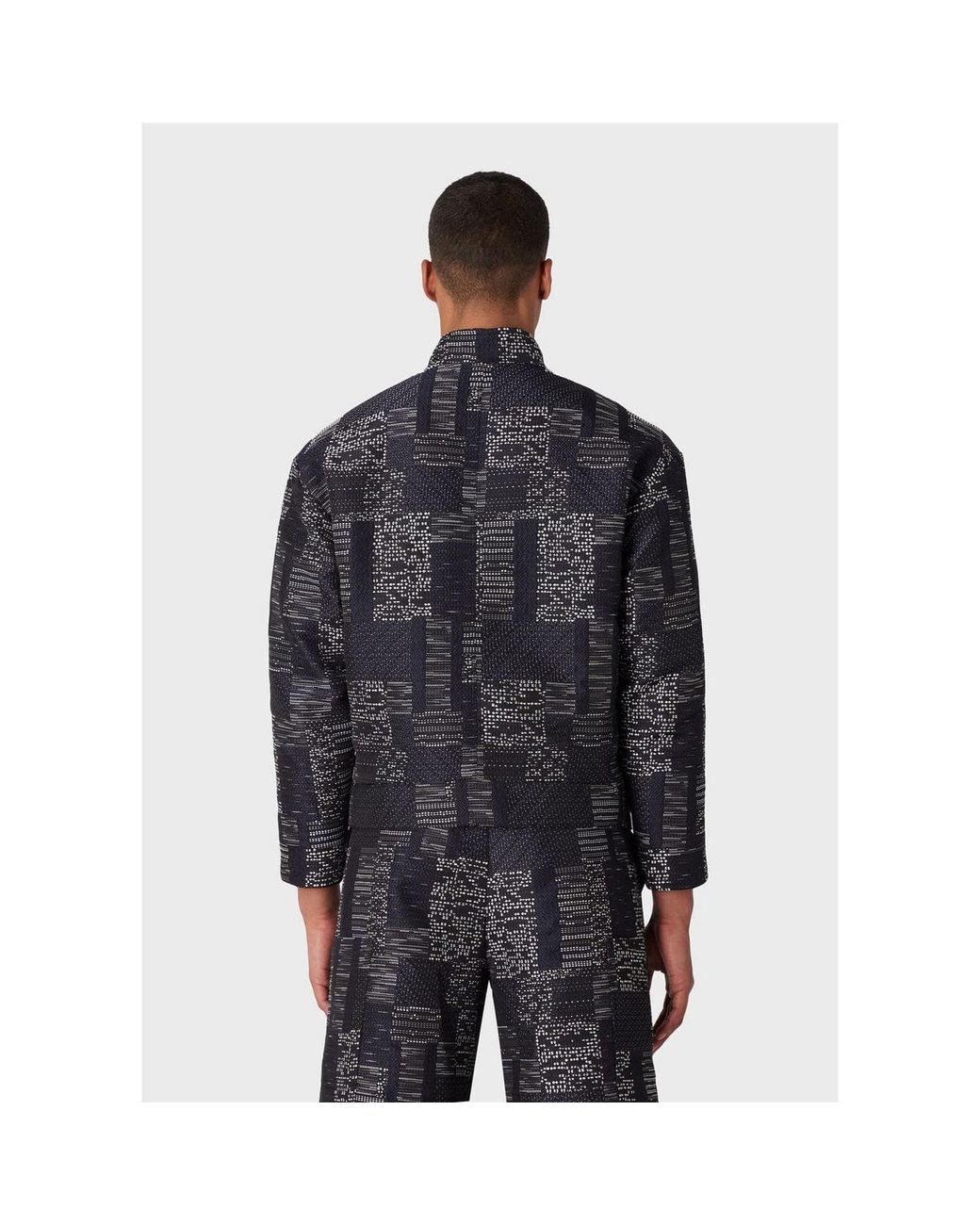 EA7 Black Jacket for men