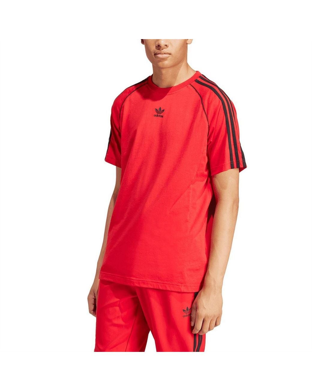 Adidas Originals Red T Shirt for men