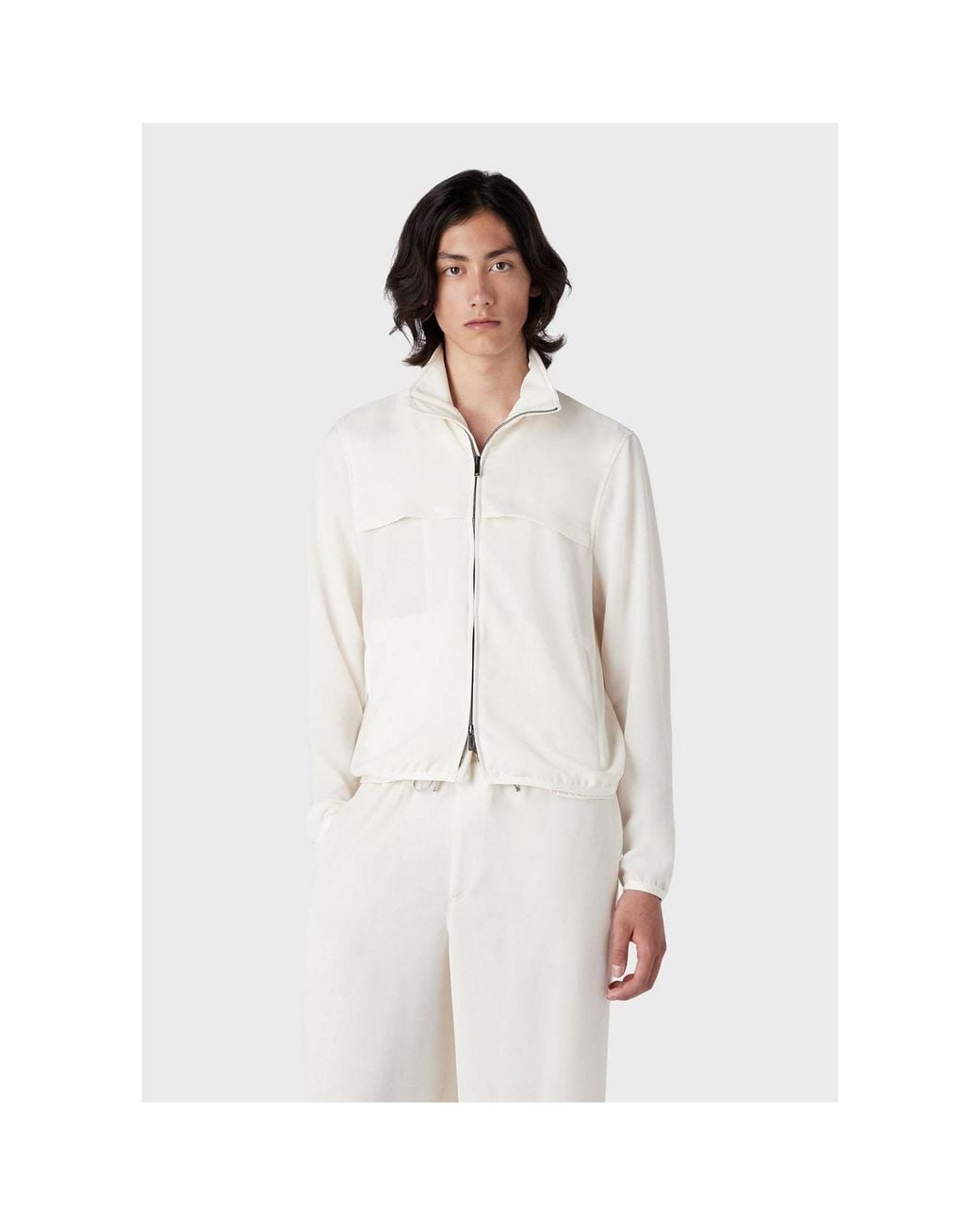 EA7 White Jacket for men