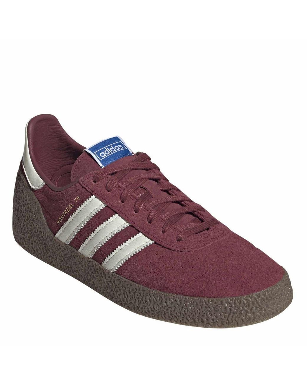 Adidas Originals Purple Montreal 76 S Canvas Low Top Sneakers 7 (40.7) for men
