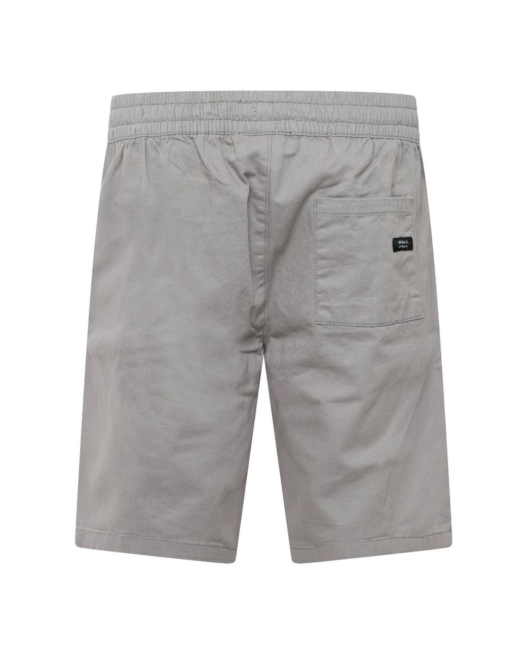 Crosshatch Gray Blansmoore Solid Bermuda Shorts With Elasticated Waistband for men