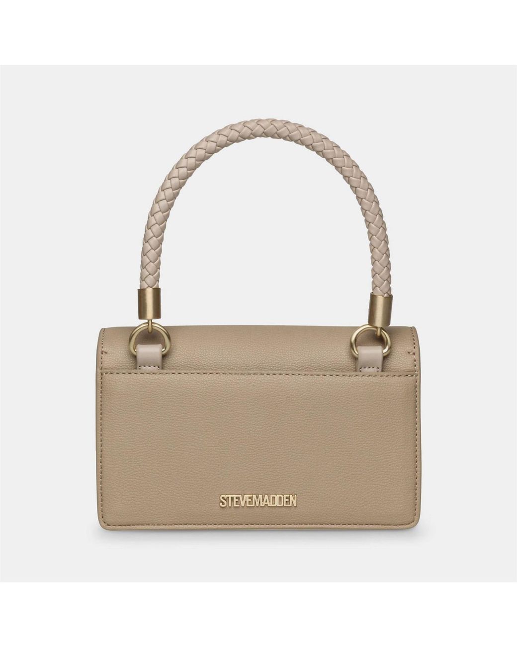 Steve Madden Natural Bnesta Cross Body Bag With Metal Logo