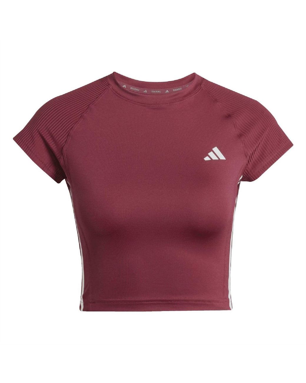 Adidas Red Rib T Shirt