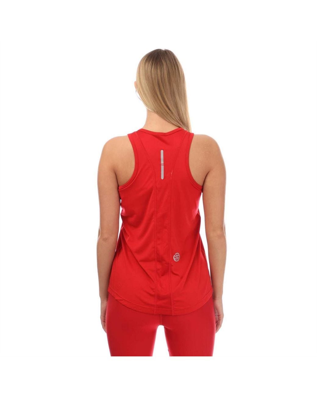 Skins Red 3 Bra Tank Top