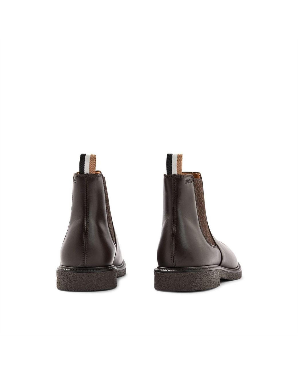 Boss Brown Chelsea Boots for men