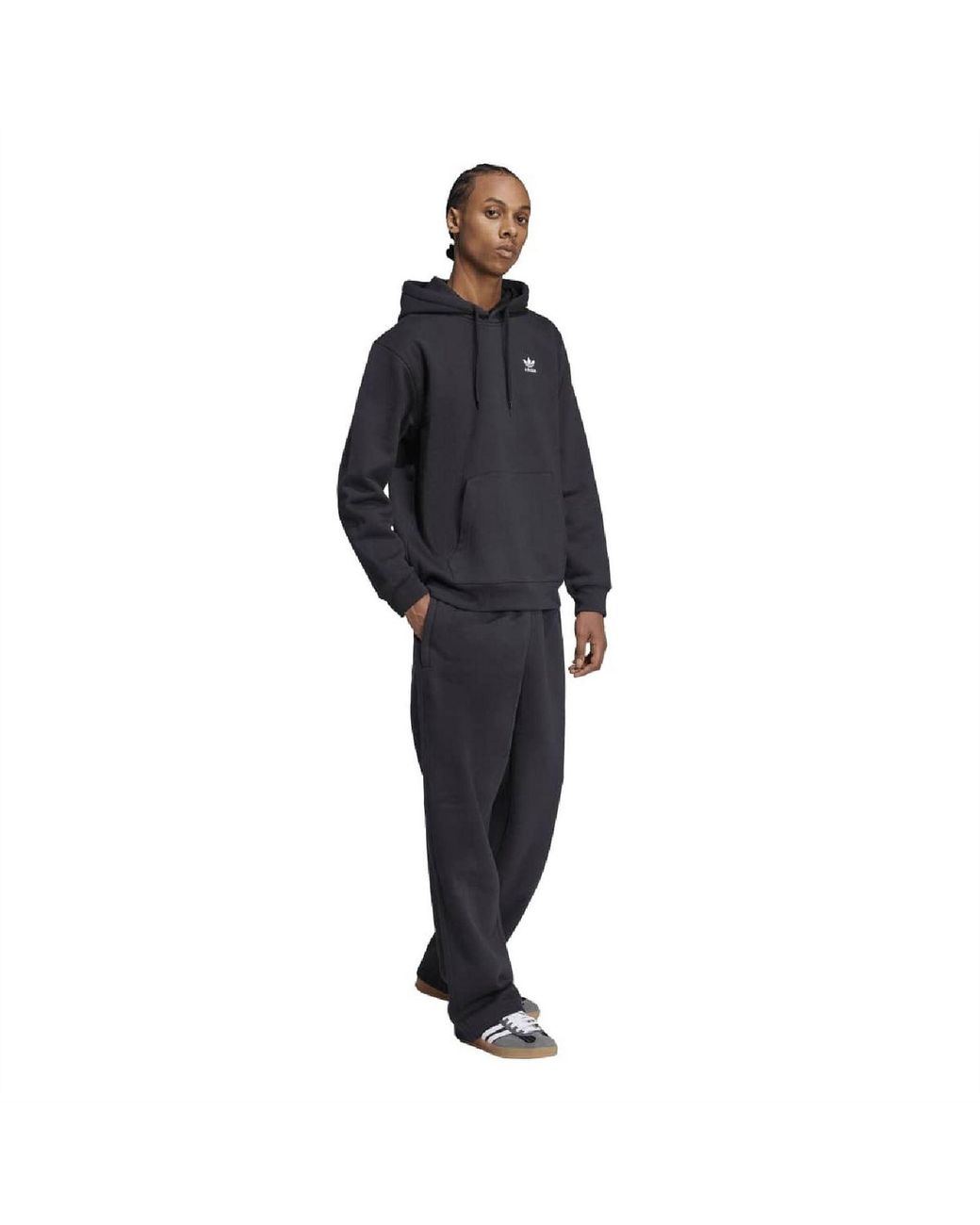 Adidas Originals Black Trefoil Esnt for men