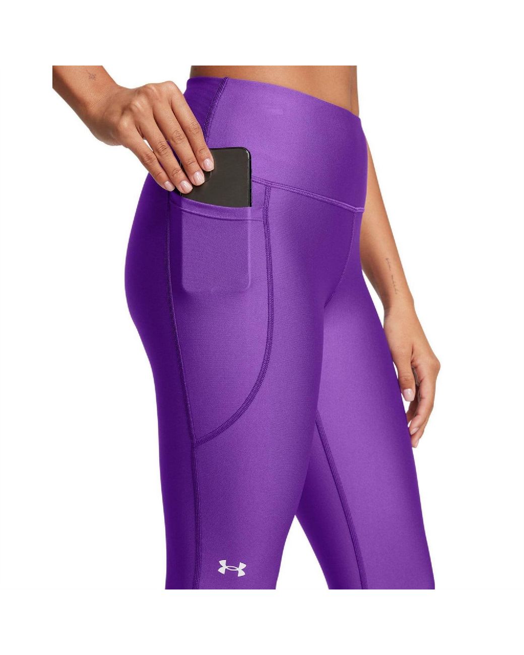 Under Armour Purple High Rise Ankle Leggings