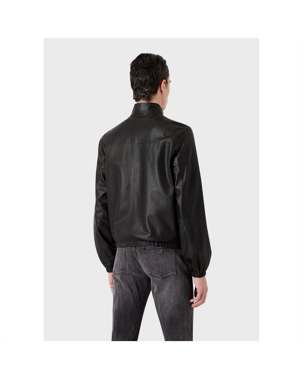 EA7 Black Jacket for men