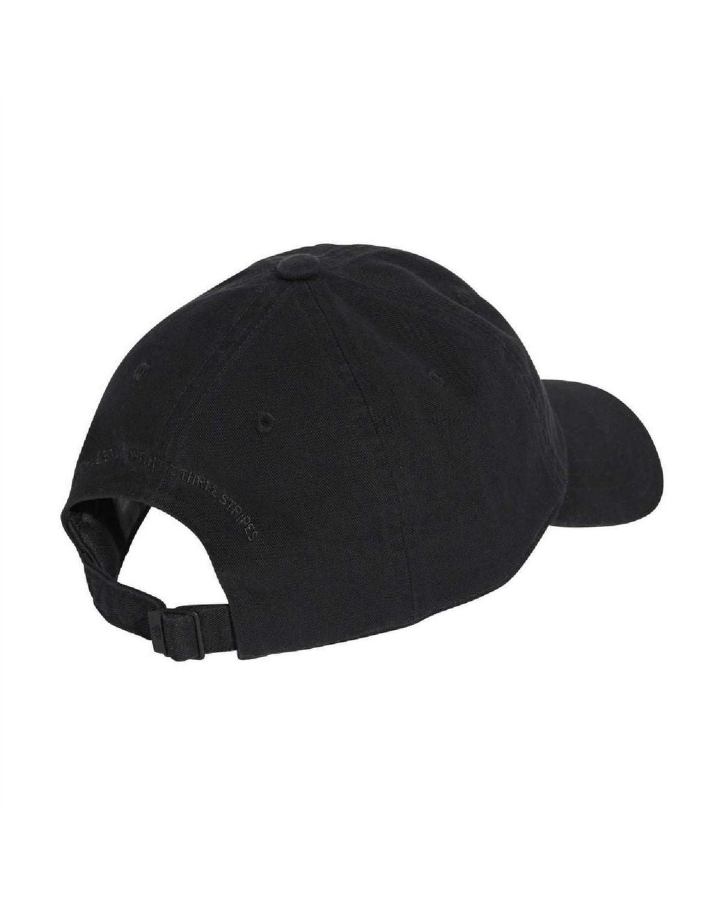 Adidas Black Dad Cap Logo Embroidered Adjustable for men