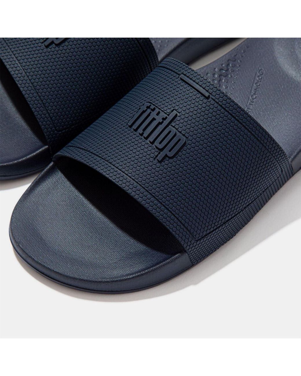 Fitflop Blue Fit Flop Iqushion Pool Sliders