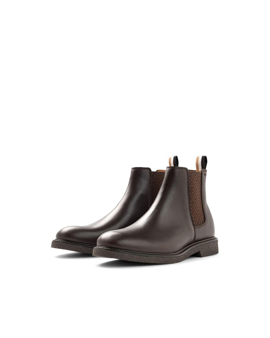 Boss Brown Chelsea Boots for men