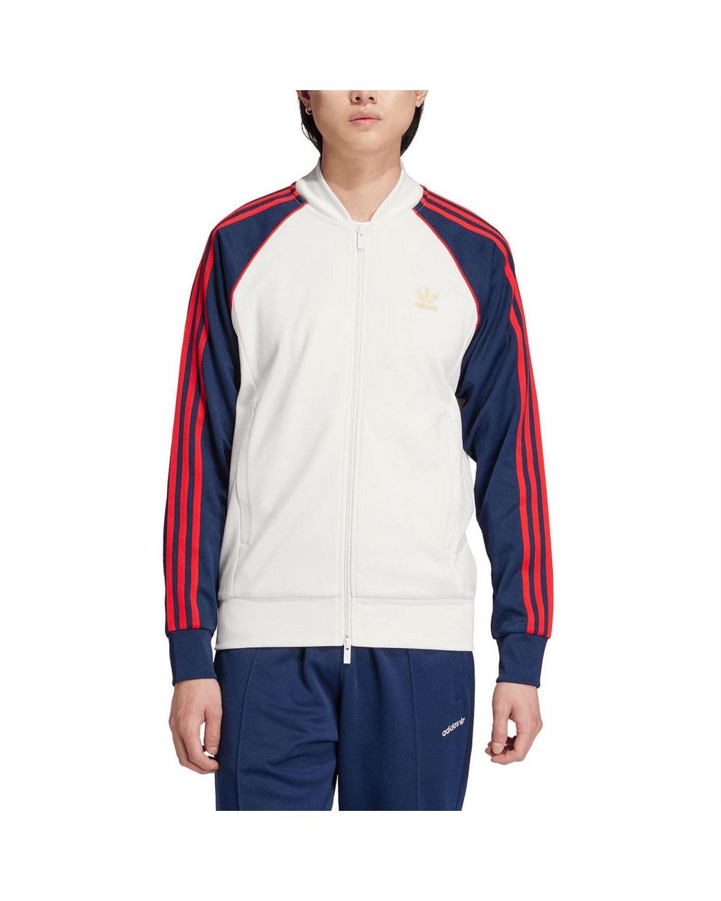 Adidas Originals Blue Classics Sst Track Jacket for men