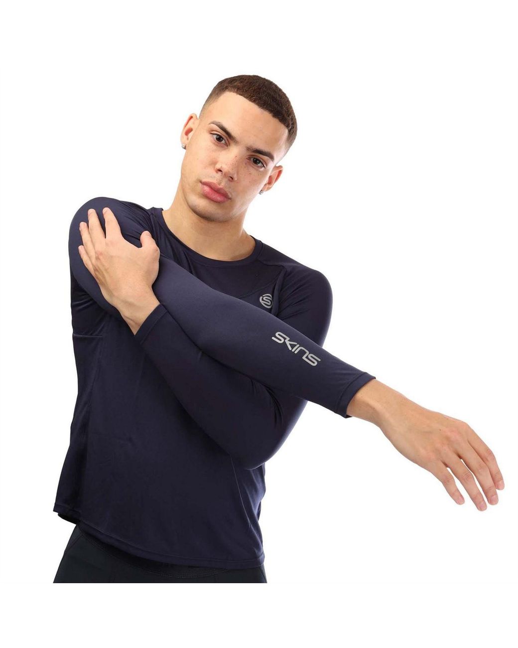 Skins Blue 3 Long Sleeve T Shirt