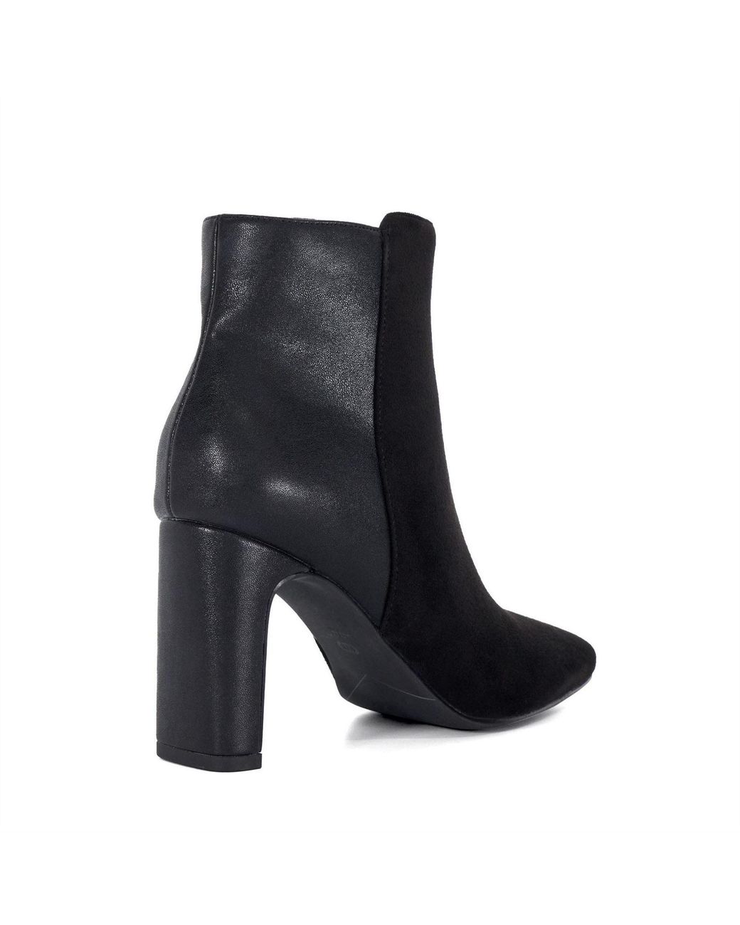 Dune Black Orietta Almond Toe Ankle Boots