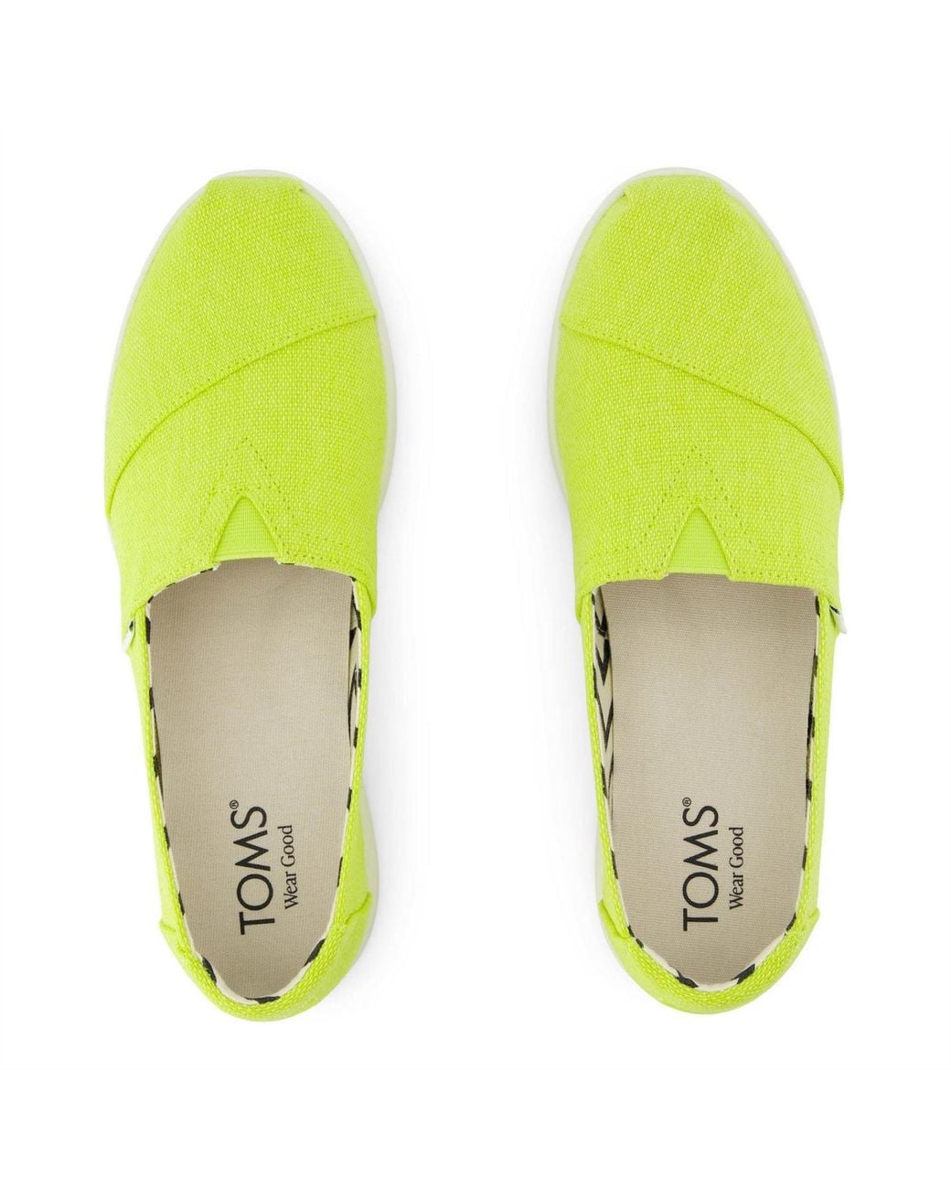 TOMS Green Alpargata Plus Capped Toe Espadrilles