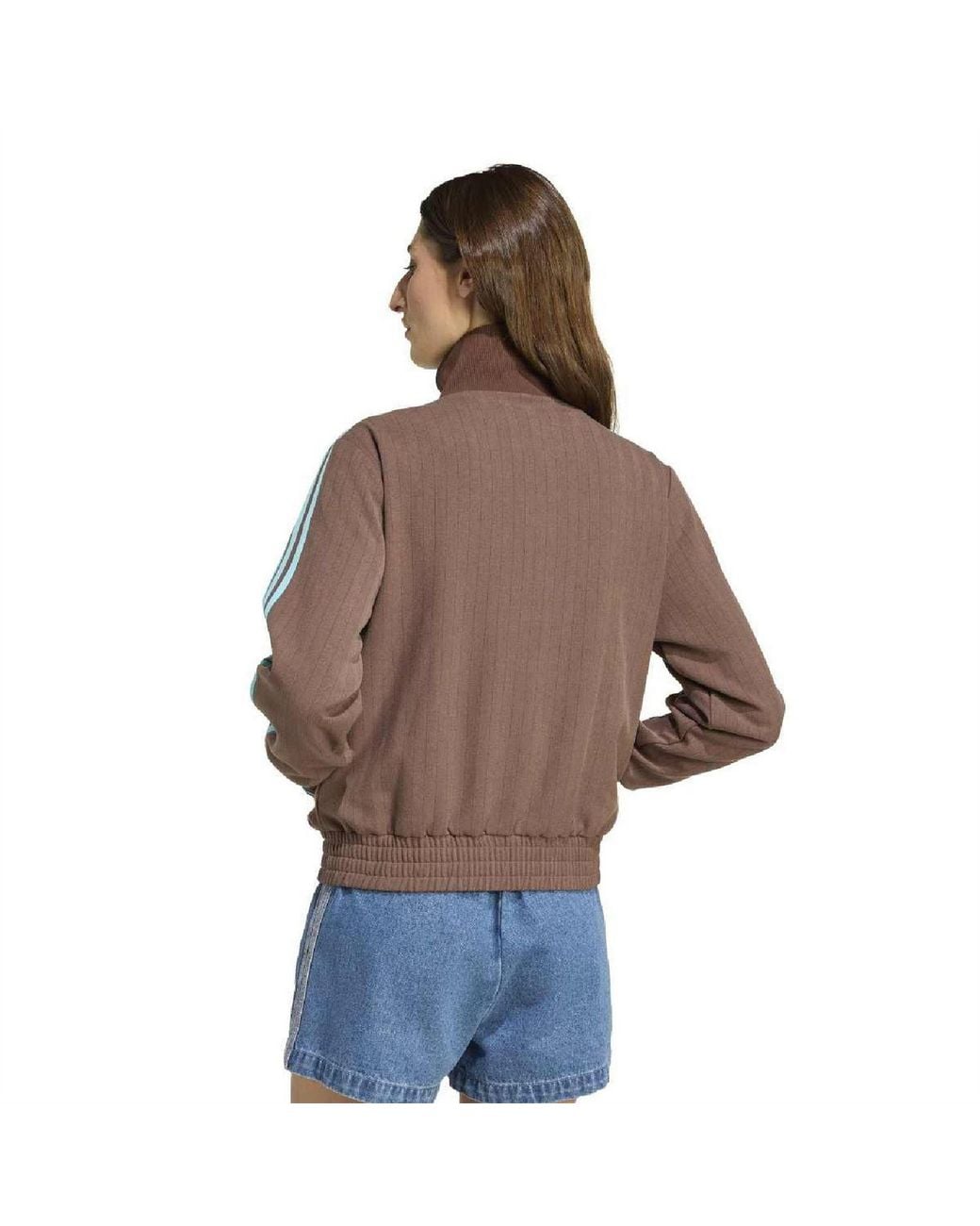 Adidas Originals Brown Tailored High Neck Long Sleeve Sweatshirt 14 (L)