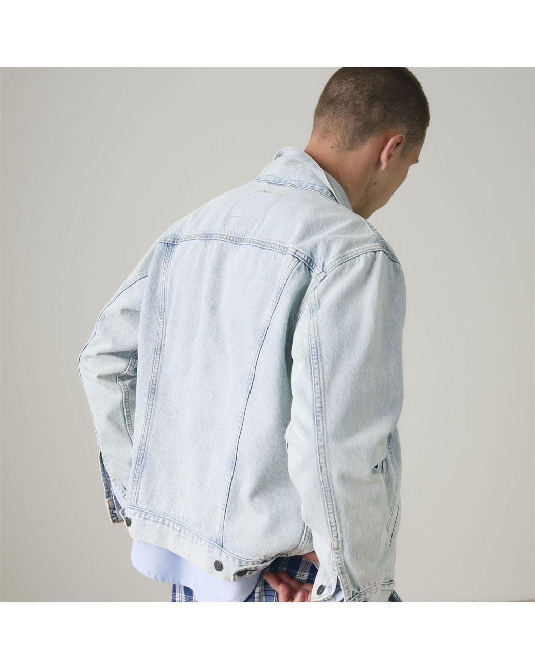 Levi's Blue Relaxed Fit Trucker Brightside for men