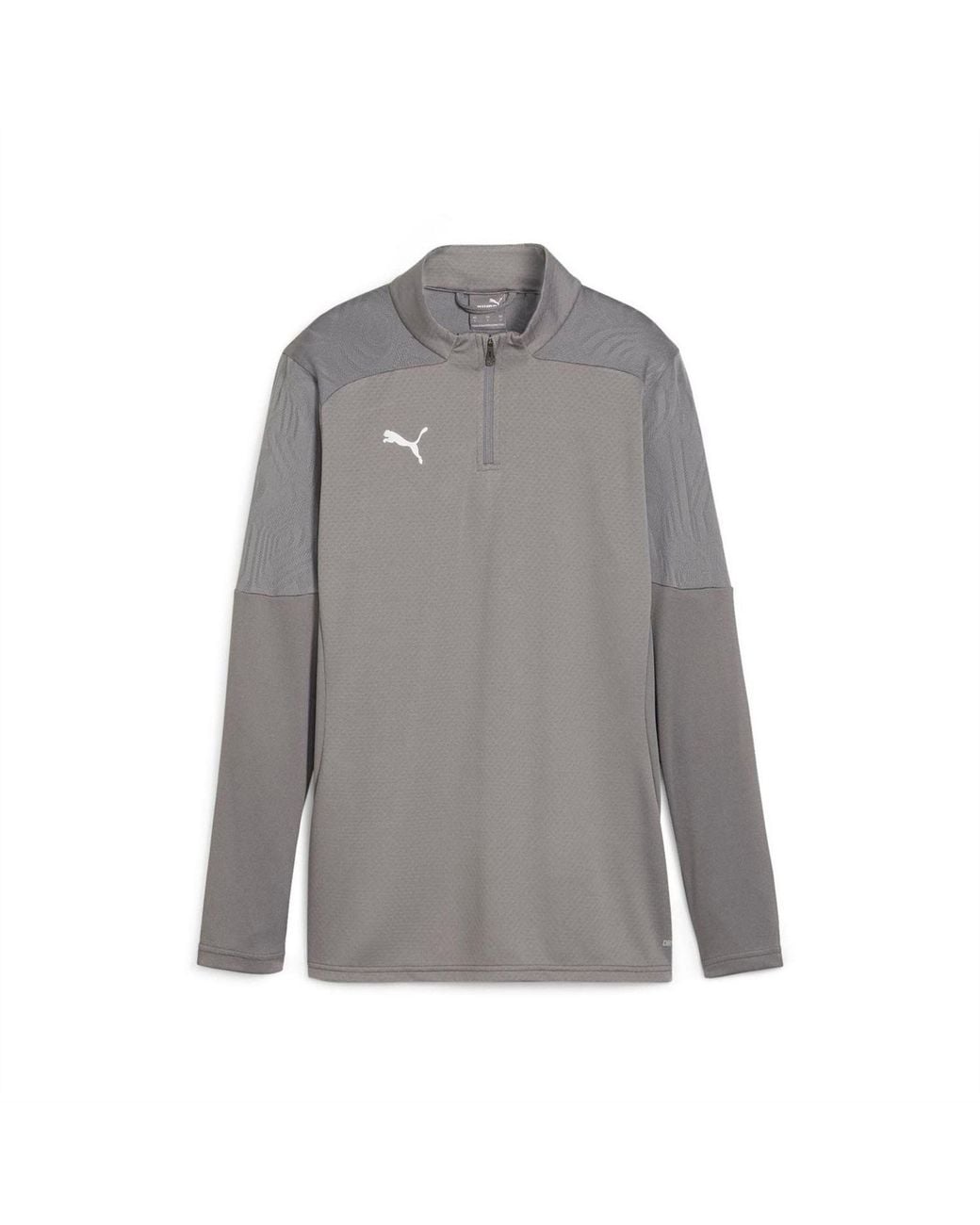 PUMA Gray Training Quarter Zip Top