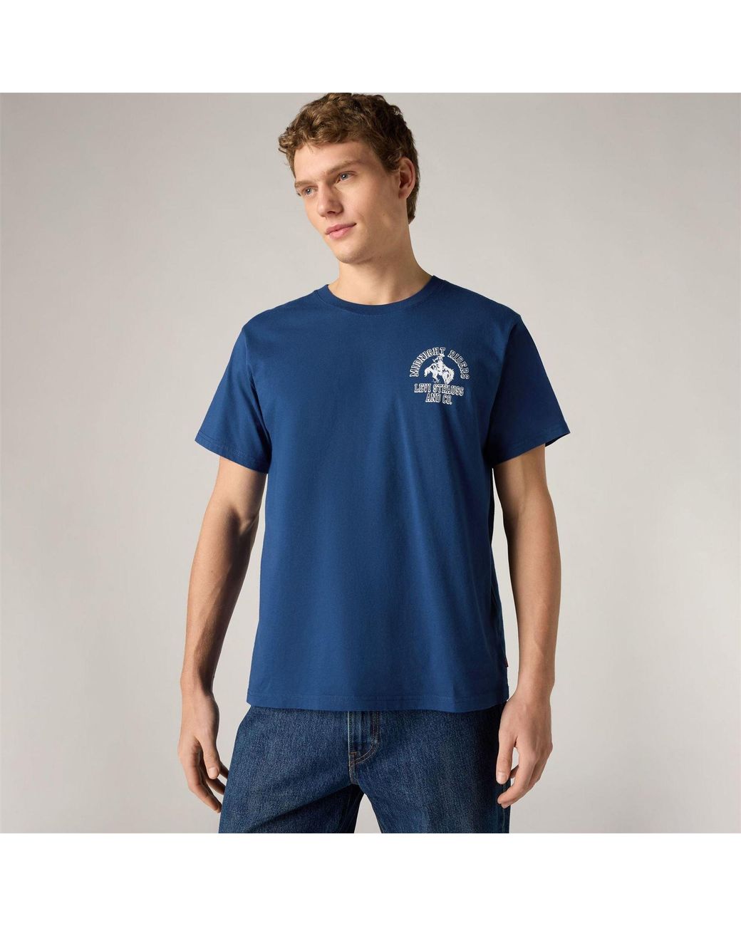 Levi's Blue Relaxed Fit Lg for men