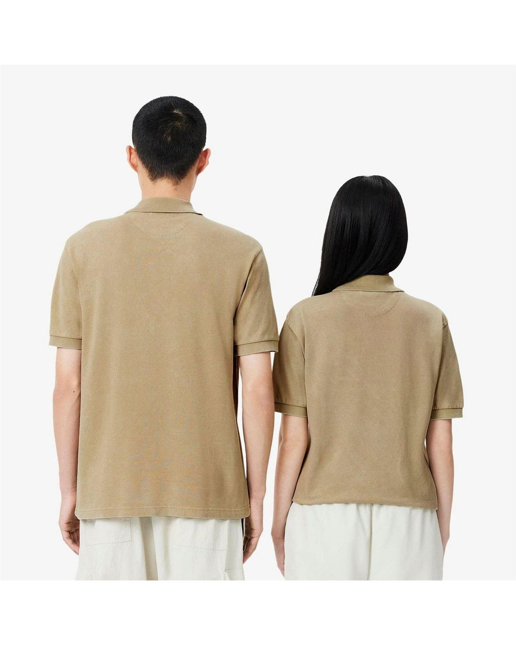 Lacoste Natural Fit L.12.12 Washed Effect Polo Shirt for men
