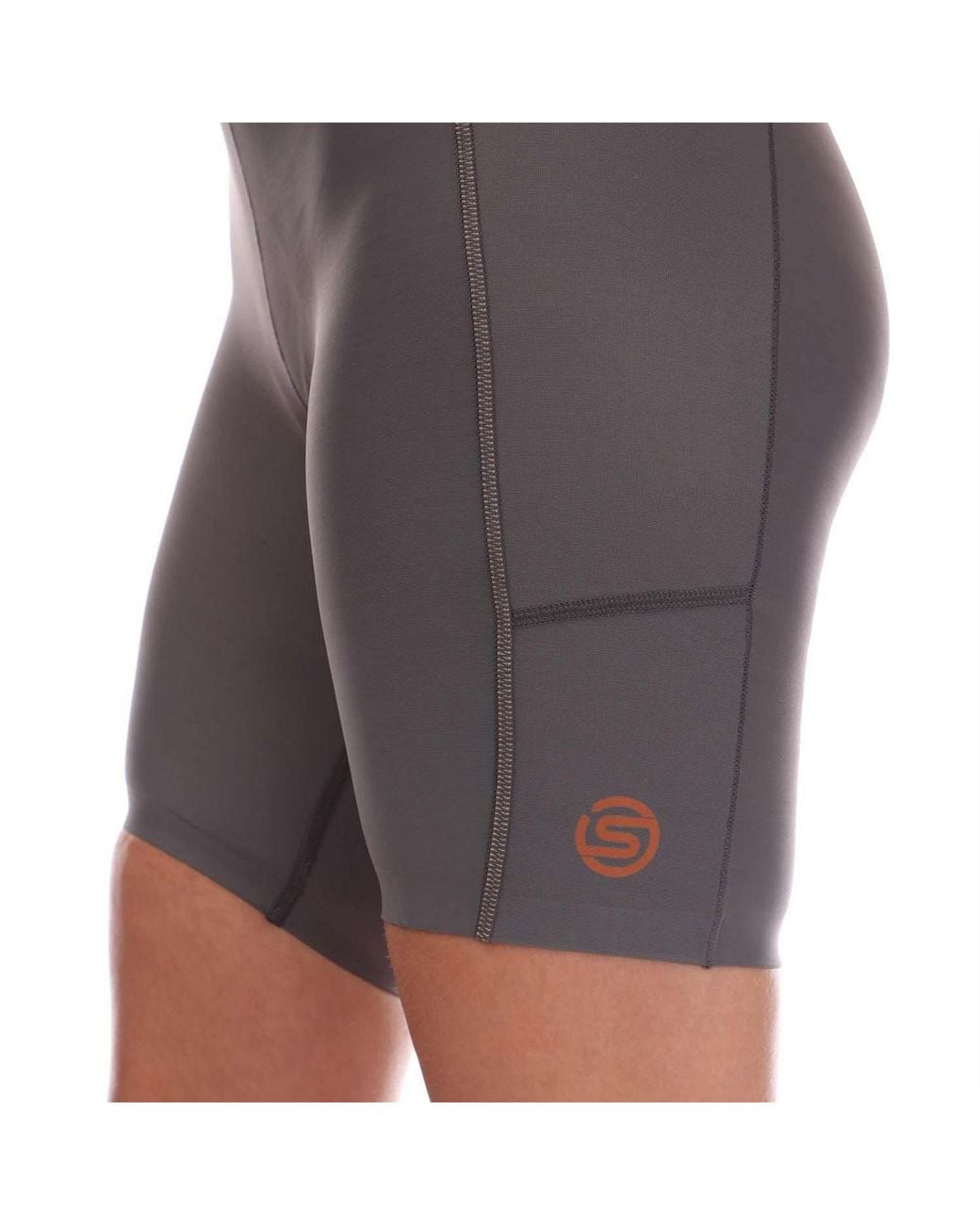 Skins Gray 5 Half Tights