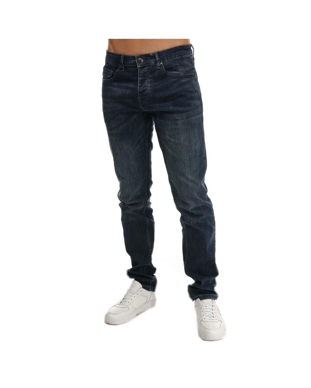 Weekend Offender Blue Tapered Fit Jeans for men