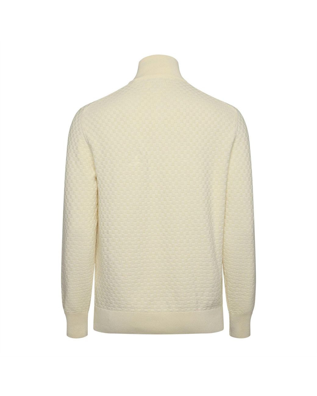 Gant Natural Micro Texture 1/4 Zip Fleece Top for men