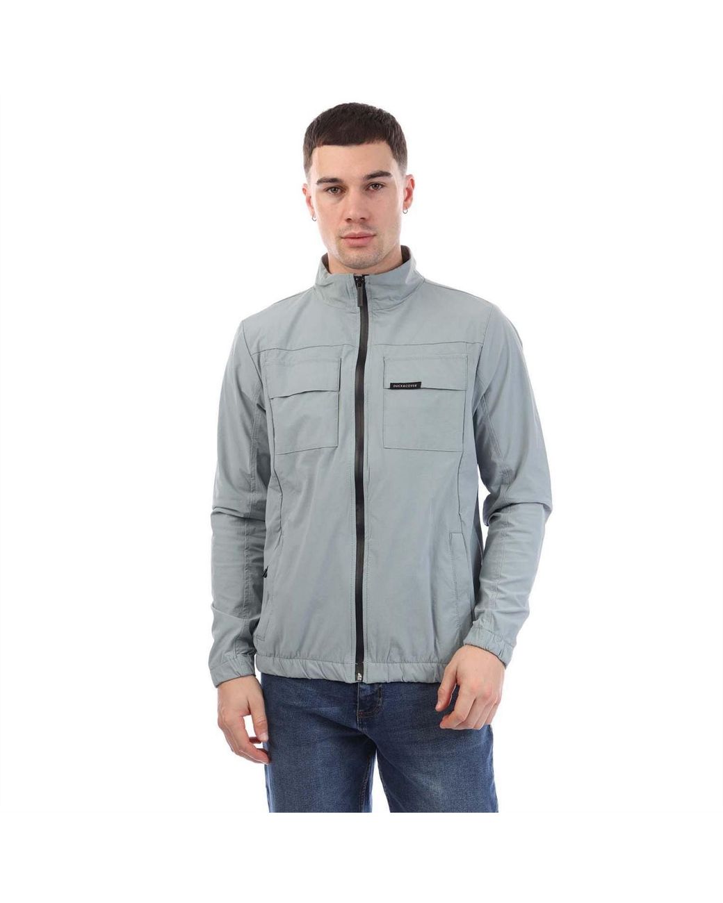 Duck and Cover Blue Chamata Jacket for men