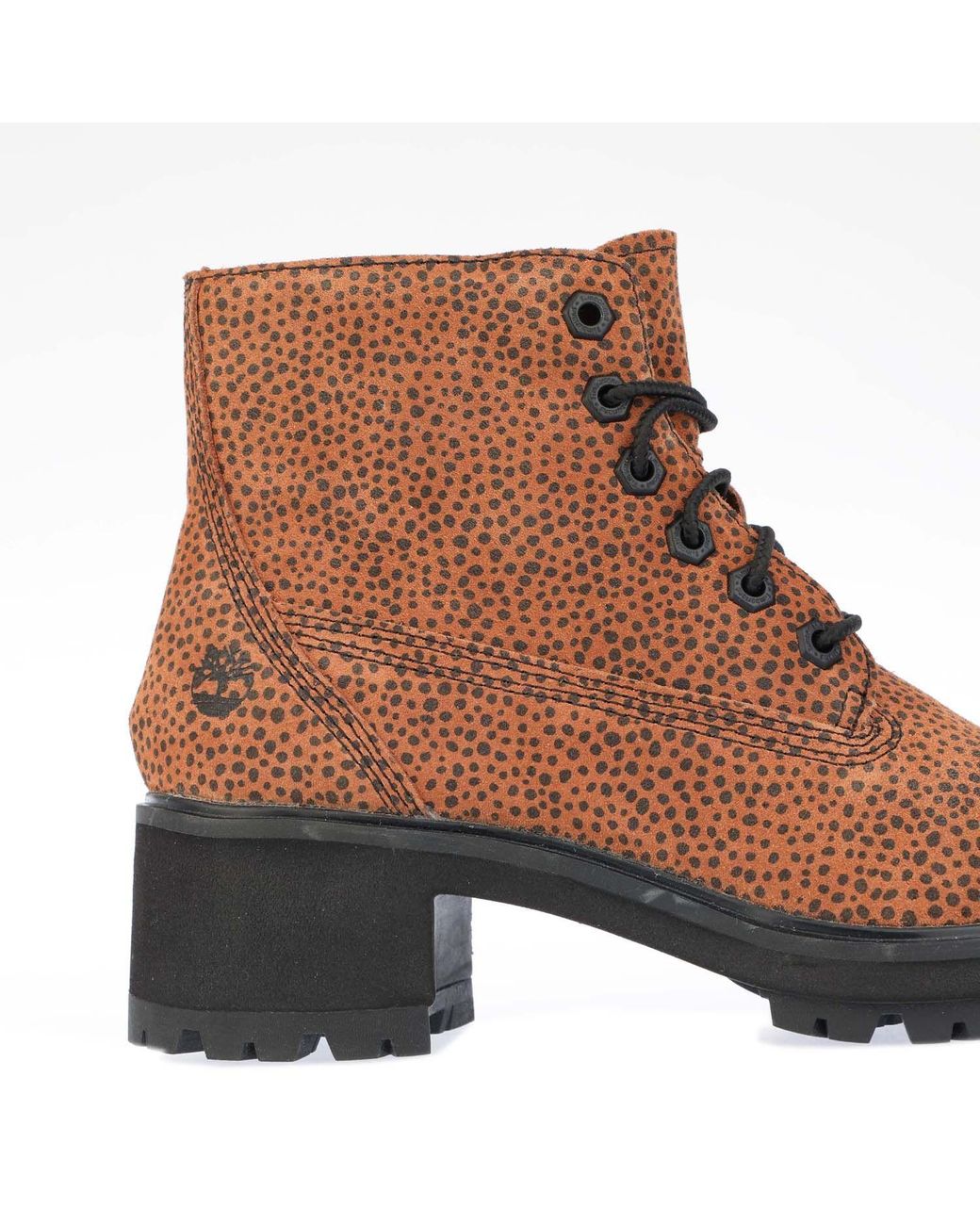 Leopard sales timberland boots