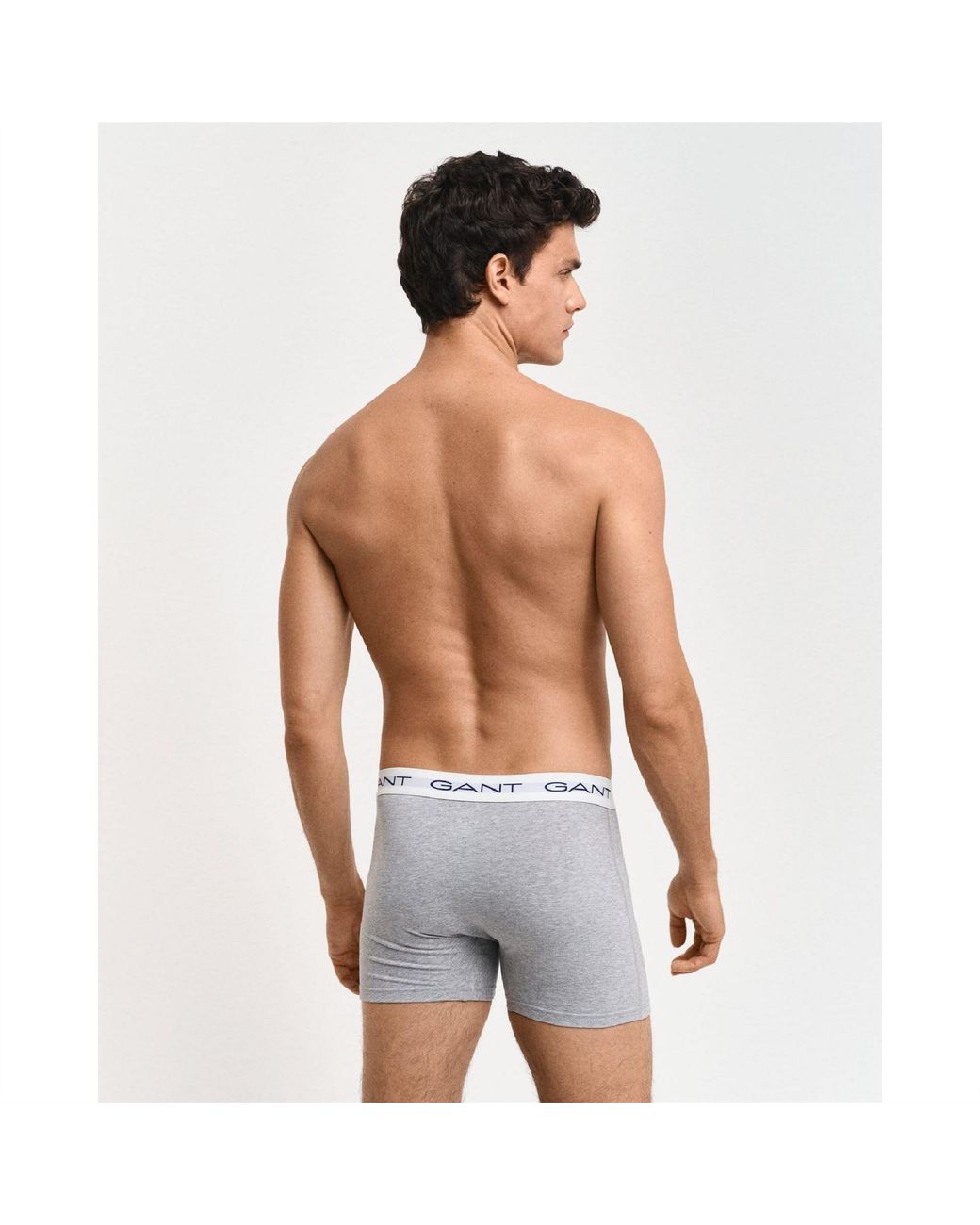 Gant Gray 3 Pack Of Boxer Briefs for men