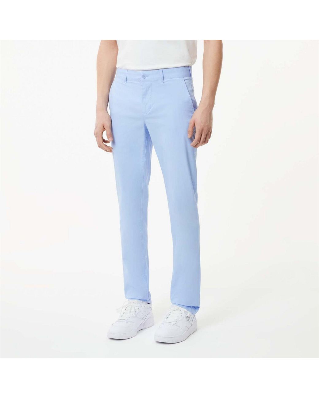 Lacoste Blue Slim Fit Stretch Pants for men