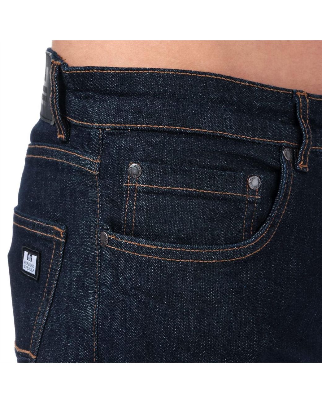 Weekend Offender Blue Tapered Fit Jeans for men