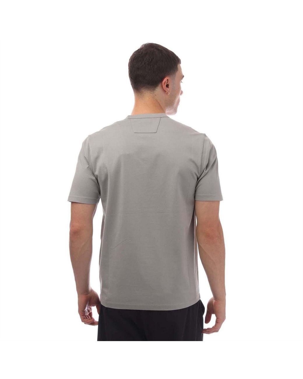 C P Company Gray Series Printed Logo T Shirt for men