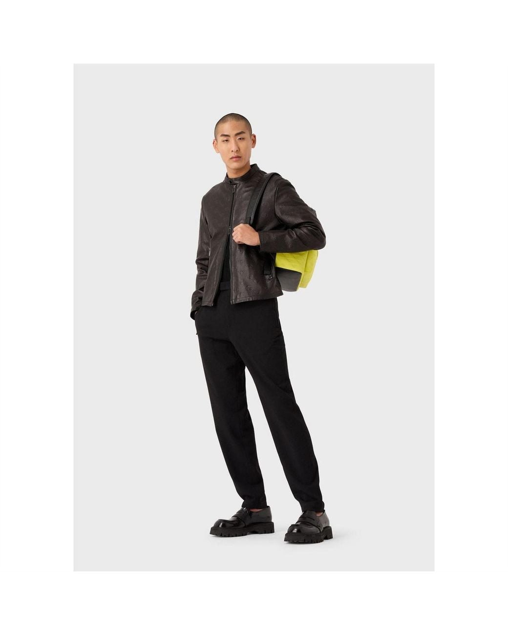 Emporio Armani Black Trousers for men