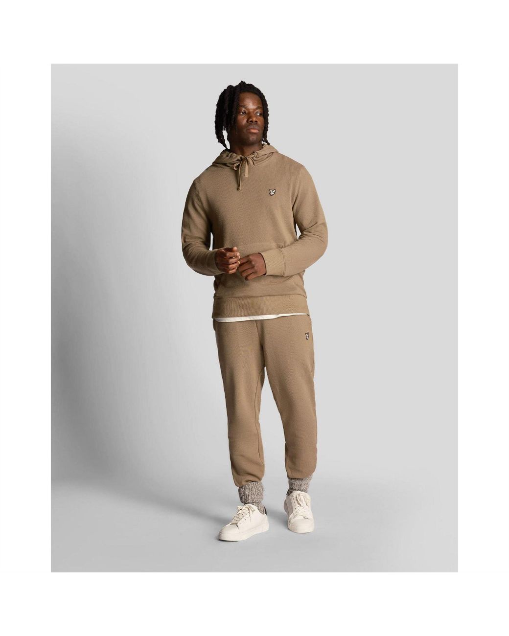 Lyle & Scott Brown And Utility Hoodie for men