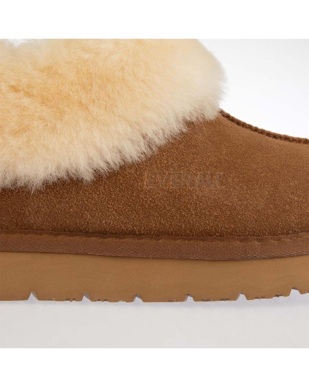 EVER AU Brown Slippers